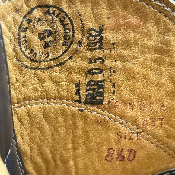 Justin exotic quill 1990s roper cowboy boots