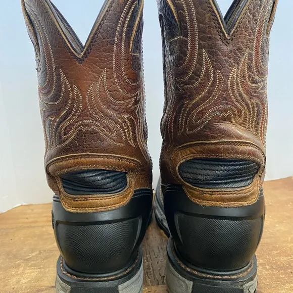 Justin WK2110 Original Work Boots Men Brown Leather Size 11D