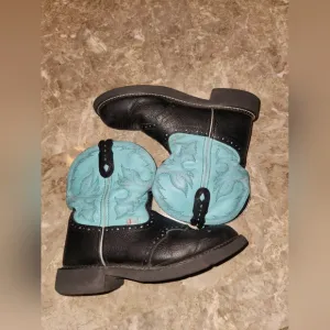 Justin Women Gypsy Gemma Black and Blue Western Boots
