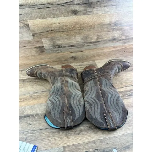 JUSTIN WOMEN'S QUINLAN COFFEE SVL2002 8.5B BOOTS