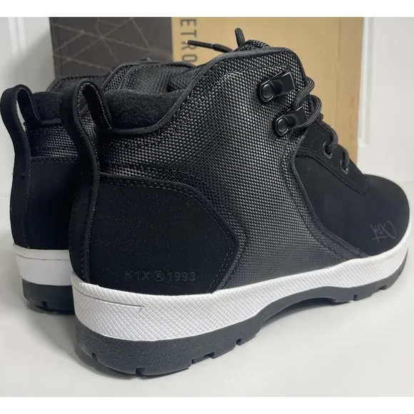 K1X Play Hard H1ke Territory Superior Boots Winter Shoes Men Size 9 Black NEW