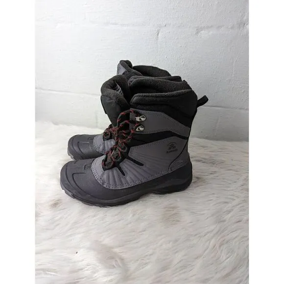 Kamik Iceland Men's Grey Boots Wk0354 Size 9, Waterproof, Insulated Winter NWOB