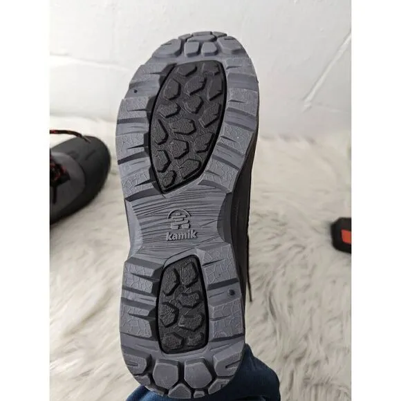 Kamik Iceland Men's Grey Boots Wk0354 Size 9, Waterproof, Insulated Winter NWOB