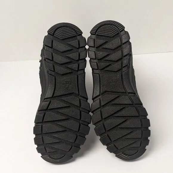 Kamik Snowdon Zip Waterproof Winter Boots, Black, Women's 7
