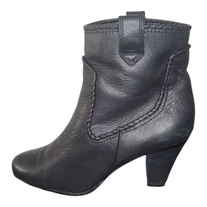 Karl Lagerfeld‎ Paris Ankle Boots Women Sz 8.5 Provence Mid Calf Leather Winter