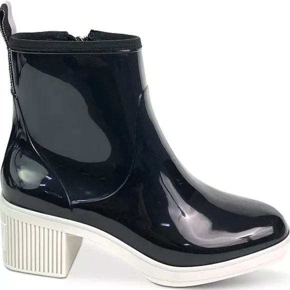 Kate Spade Stylish Black Ankle Rain Boots