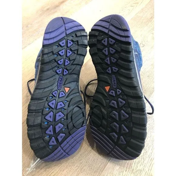 Keen Blue Waterproof Hiking Shoes, Women’s 6