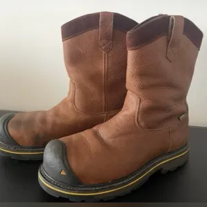 Keen Dallas Wellington Dark Brown Steel ToeWaterproof Work BootSize: 12EE