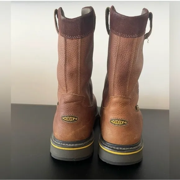 Keen Dallas Wellington Dark Brown Steel ToeWaterproof Work BootSize: 12EE