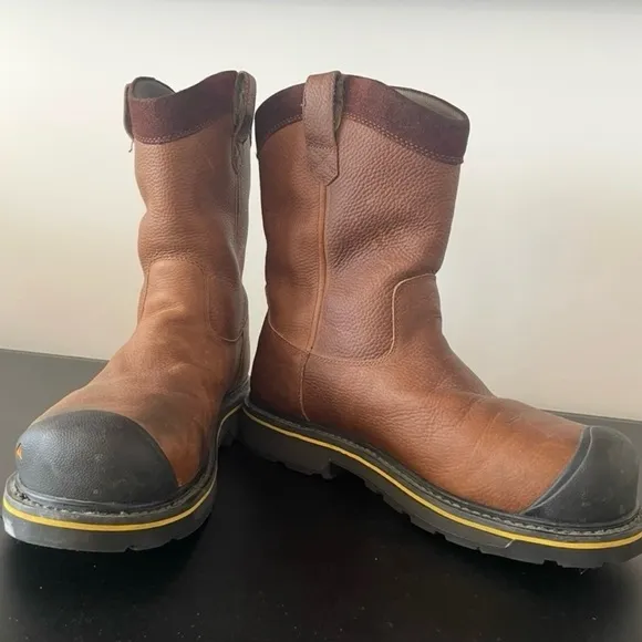 Keen Dallas Wellington Dark Brown Steel ToeWaterproof Work BootSize: 12EE