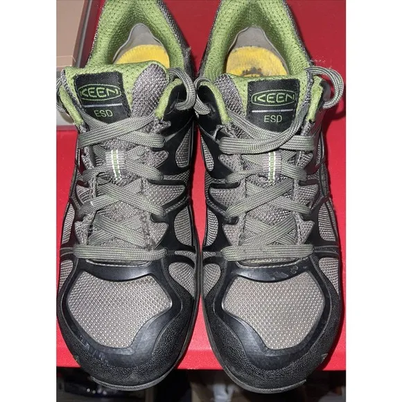 KEEN Durham Aluminum Toe 1013251‎ Green ANSI/ASTM I75/C75 Work Shoes Men's 10 EE
