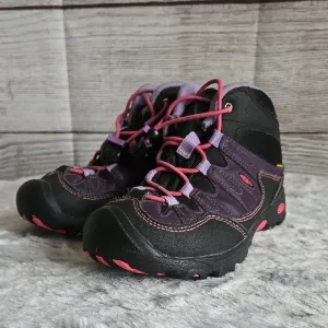 Keen Purple/Black Hiking Boots, Girls 13, Great Condition