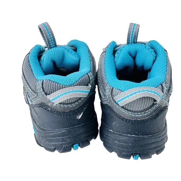 Keen Targhee II Mid Hiking Boots Toddler 9 Gray Blue Waterproof Lace-Up 1011759