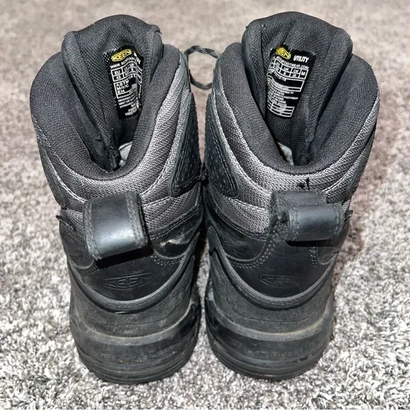 Keen Utility 6&quot; Philadelphia Composite Toe Waterproof Work Boot Black Size 10D