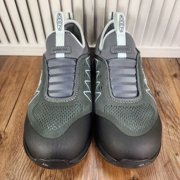 Keen Vista Energy Shift Women 7 Wide Steel Gray Blue Glass Carbon Toe Work Shoes