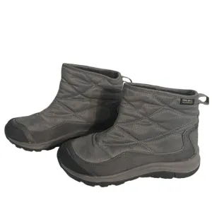 KEEN Warm Winter Waterproof Hiking Boots. Women’s Size 5.5. Dark grey gray cold
