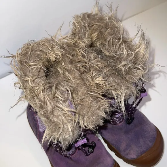 Keen winter boot 1 wapato waterproof purple toggle round toe warm snow kids girl