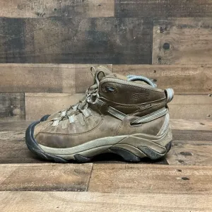 Keen Dry Women’s Size 7.5 Hiking Boots Brown Lace Up Outdoor Insulated Leather