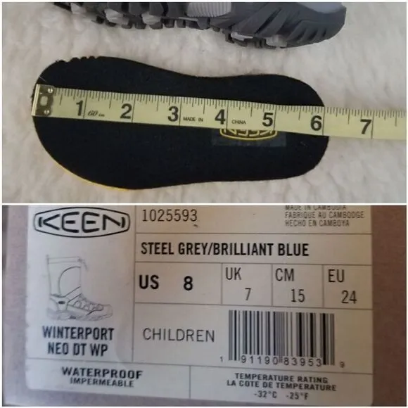 KEEN Winterport NEO Toddler Boys Waterproof Insulated Boots NEW