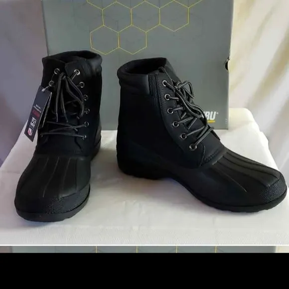 Khombu Men's Black Boots