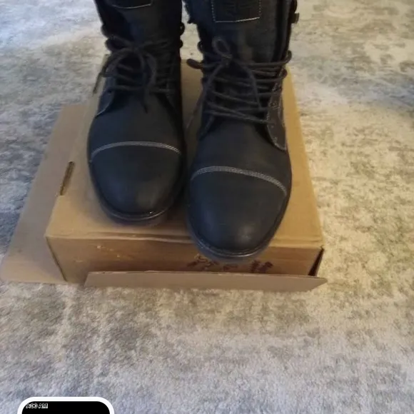 Khombu Men's Black Boots