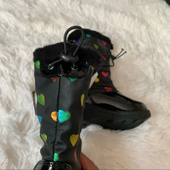 Khombu toddler girl sweetheart winter boots size 6