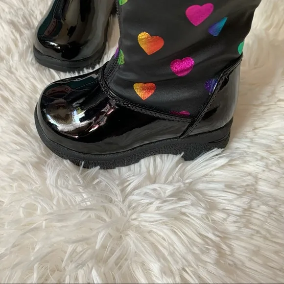 Khombu toddler girl sweetheart winter boots size 6