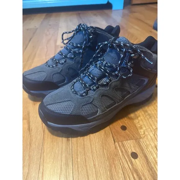 Khombu Tyler Outdoor Hiking Trail Boots Black/Grey NEW Men's Size 10