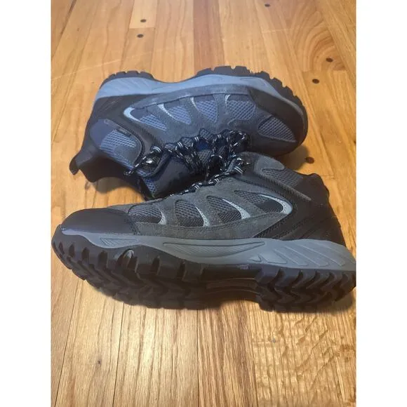 Khombu Tyler Outdoor Hiking Trail Boots Black/Grey NEW Men's Size 10