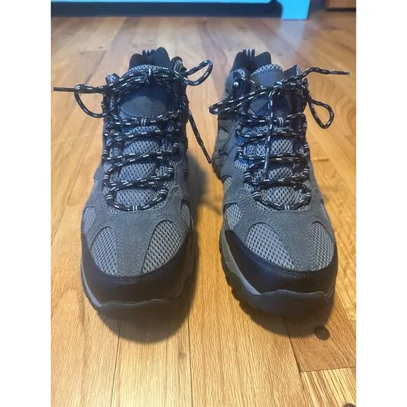 Khombu Tyler Outdoor Hiking Trail Boots Black/Grey NEW Men's Size 10