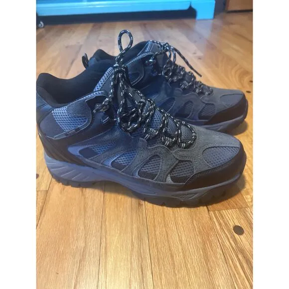 Khombu Tyler Outdoor Hiking Trail Boots Black/Grey NEW Men's Size 10