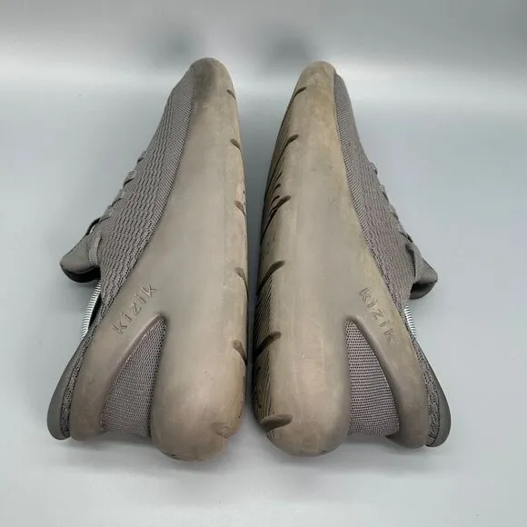 Kizik Roamer Mens 11 Gray Athletic Hands-free Sneaker Shoes Comfort Lace Slip on