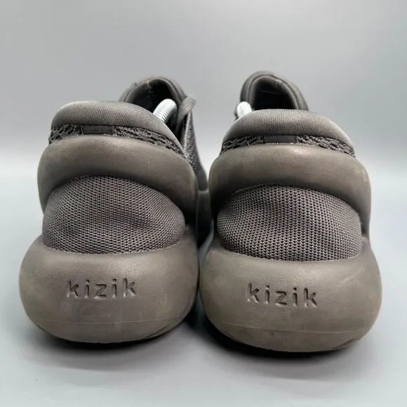 Kizik Roamer Mens 11 Gray Athletic Hands-free Sneaker Shoes Comfort Lace Slip on