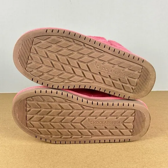 Koolaburra by UGG Aubrei Short Cold Weather Boots Girls Kids 3 Pink Pull On