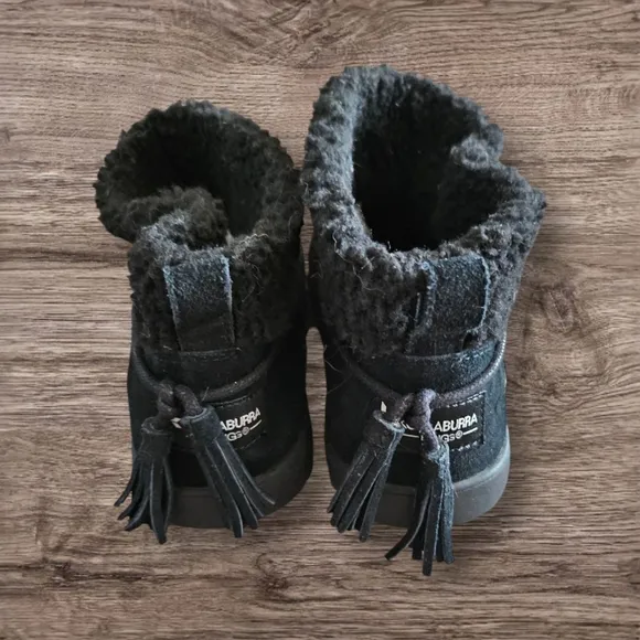 Koolaburra By UGG Black Suede Ankle Boots