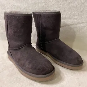 Koolaburra By UGG Gray Sherpa Short Winter Boots 1017090 Choose Size 8