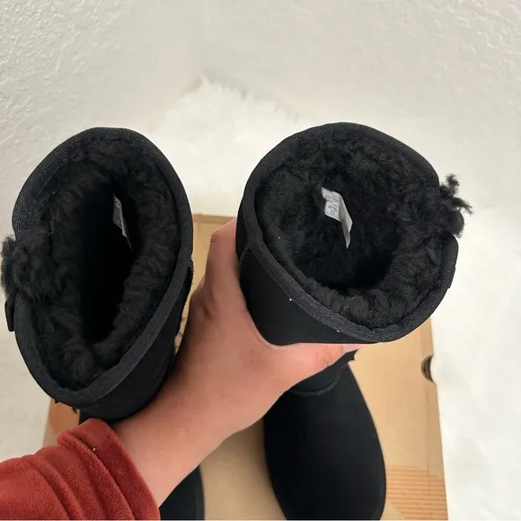 Koolaburra by UGG Victoria Girl's Tall Winter Boots for Kids Color Black Sz US13