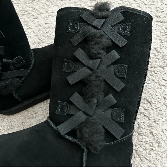 Koolaburra By Ugg Victoria Tall Winter Boots Kids Girls Black