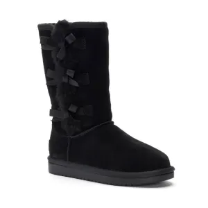 Koolaburra By Ugg Victoria Tall Winter Boots Kids Girls Black