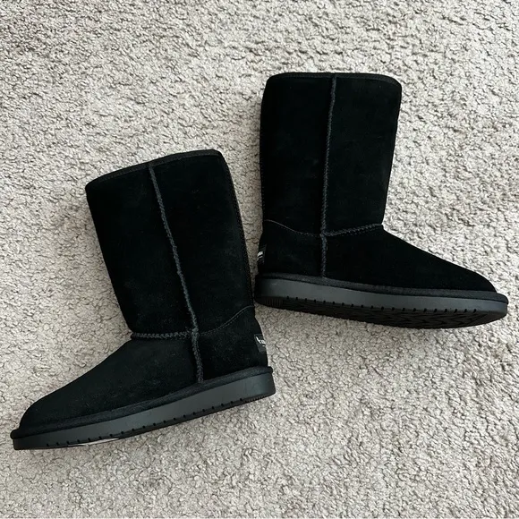 Koolaburra By Ugg Victoria Tall Winter Boots Kids Girls Black