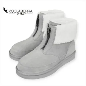 KOOLABURRA by UGG Lytta Mini Women's Shearling Boots Grey Size 10