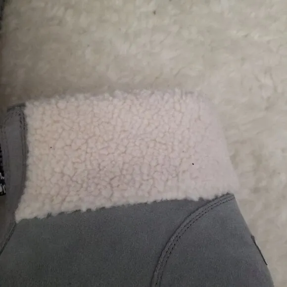 KOOLABURRA by UGG Lytta Mini Women's Shearling Boots Grey Size 10