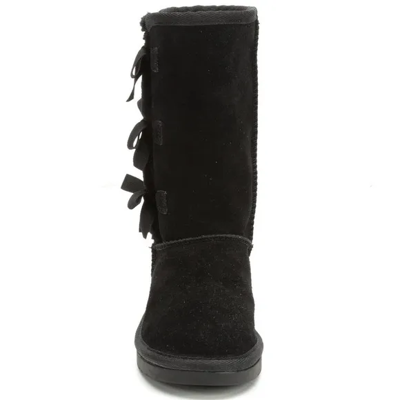 Koolaburra UGG Victoria Tall Winter Boots Black Sizes 12 13 2 4 AUTHENTIC New