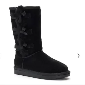 Koolaburra UGG Victoria Tall Winter Boots Black Sizes 12 13 2 4 AUTHENTIC New