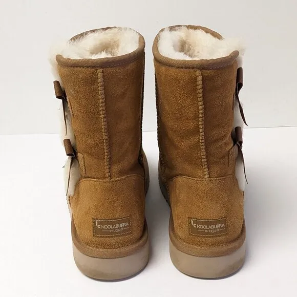 Koolaburra Victoria Short Boots, Chestnut, Women's 10