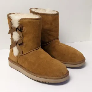 Koolaburra Victoria Short Boots, Chestnut, Women's 10