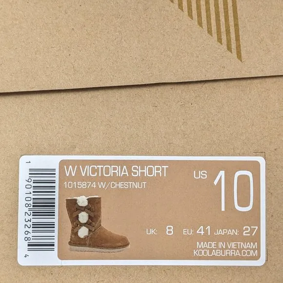 Koolaburra Victoria Short Boots, Chestnut, Women's 10