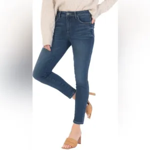 Kut from the Kloth Donna FabAb High Rise Skinny Jeans Medium Wash Size 2P *EUC*