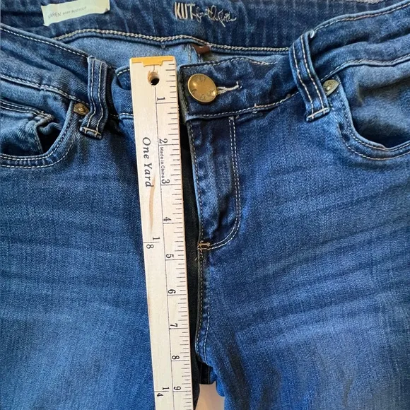 Kut from the Kloth | NEW Karen Baby Boot Cut 5 Pocket Mid Rise Women Size 6