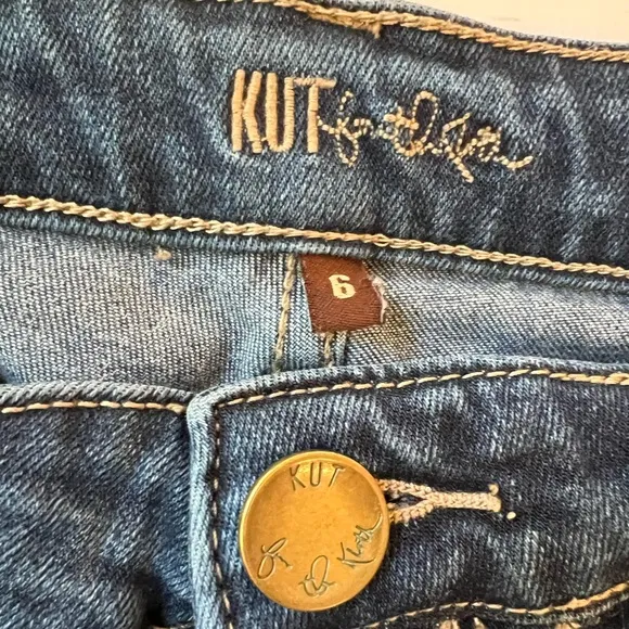 Kut from the Kloth | NEW Karen Baby Boot Cut 5 Pocket Mid Rise Women Size 6